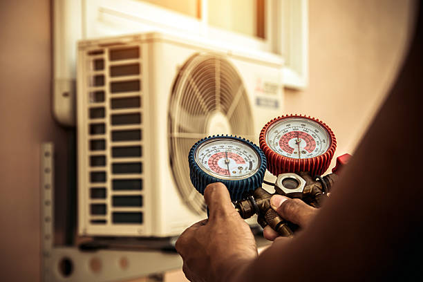 Professional Ac Installation technician working in Marshville, NC